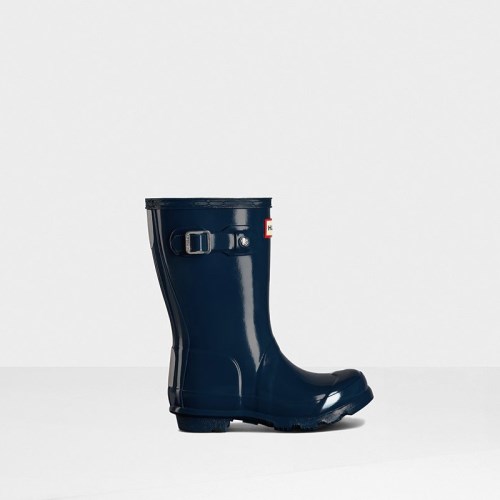 Hunter Original Gloss Rain Boots For Kids - NZ A1269